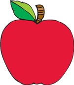 red apple